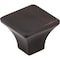 Jeffrey Alexander 1-1/4" Overall Length Brushed Oil Rubbed Bronze Square Marlo Cabinet Knob 972L-DBAC - alternate 1